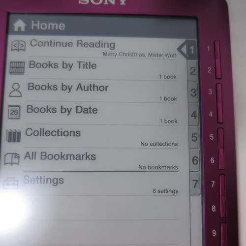 Sony Pocket Edition E-Reader PRS-300 Pink 5in Turns On *PARTS OR REPAIR Look Plz - 第 8/15 張圖片