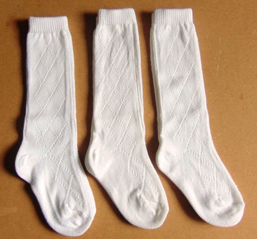 12 Pair Pack Girls Senior Knee High PELERINE White Socks Size 7-11 BY PEX -15/02 - Picture 7 of 7