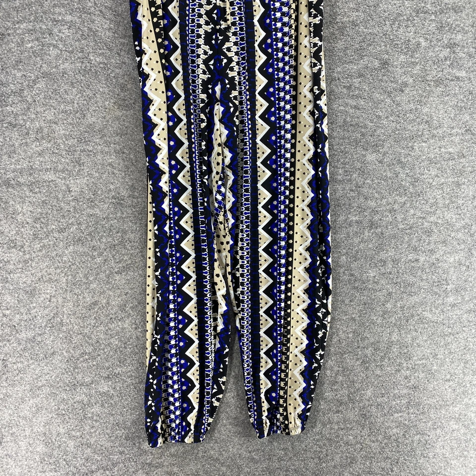 Alfani Pants Women 1X Plus Black Striped High Rise Chino Skinny Pull On Casual - Image 4 of 4