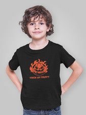 Trick Or Treat 2 Kids Shirt Halloween Toddler Youth Tee Pumpkin Fall Gift