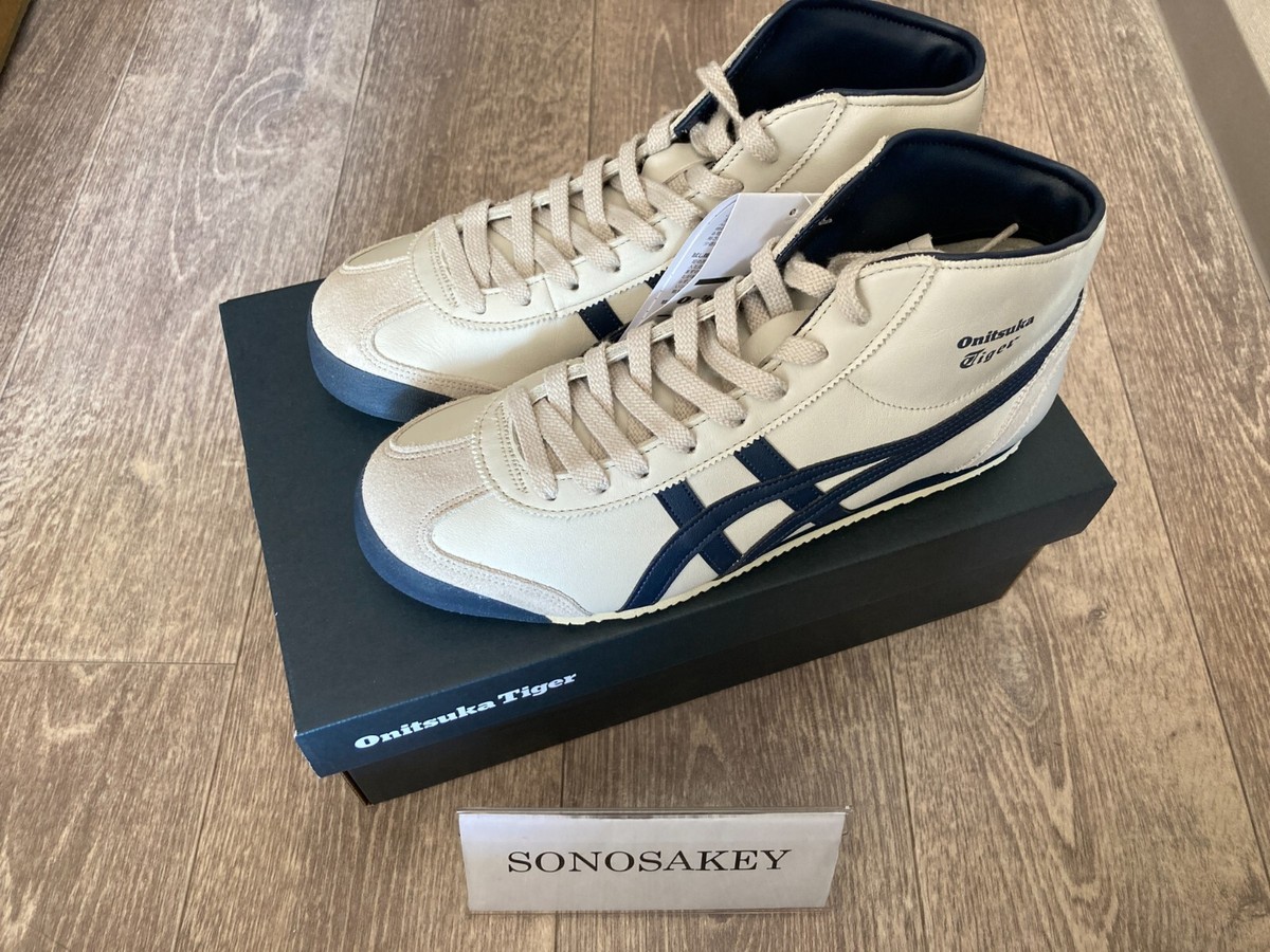 Onitsuka Tiger MEXICO Mid Runner 1183B577 200 BIRCH/INDIAN INK New