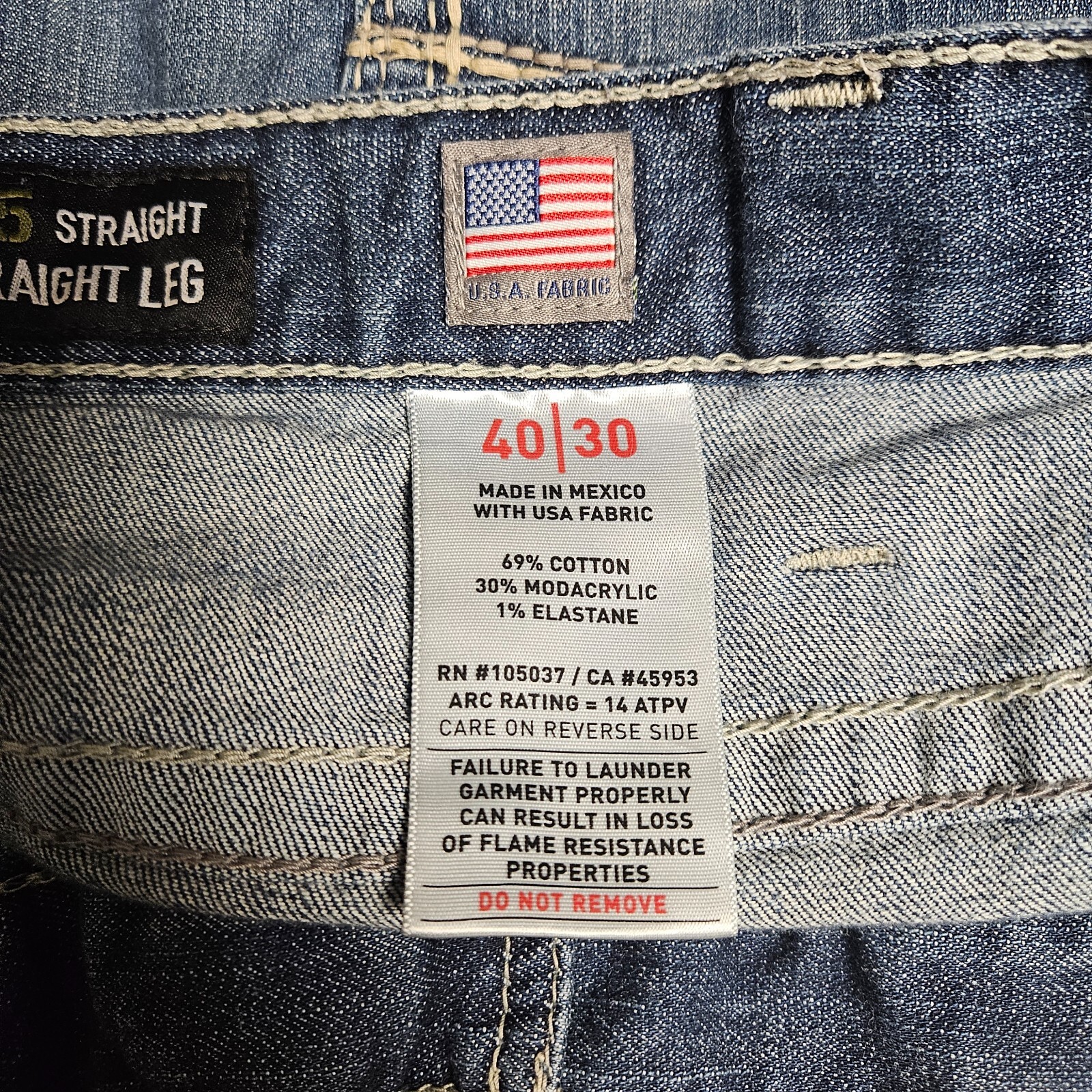 Ariat FR M5 Straight Basic Stackable Straight Leg… - image 5