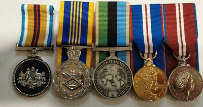 Australian Defence force Long Service Operation Queen Elizabeth II Jubilee Lot 5
