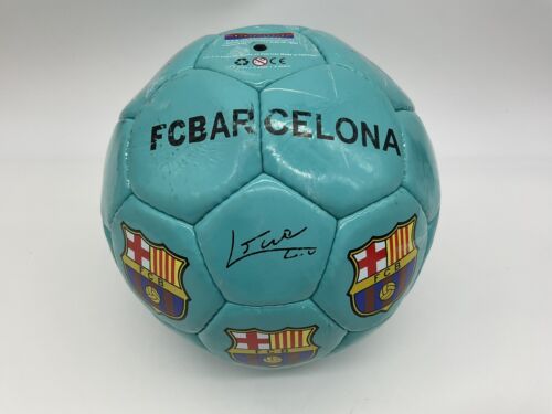 Ballon de football FCB Barcelone signé par équipe inclus David Villa - Photo 1 sur 12