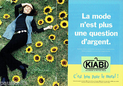 ADVERTISING ADVERTISING 016 1993 kIABI (2p) fashion clothing