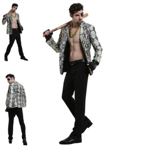 snakeskin suit jacket