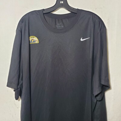Denver Nuggets Shirt Mens 4XLT Black Short Sleeve Logo Crewneck Tee Lightweight