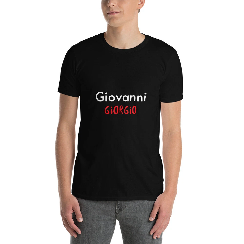 Giovanni Giorgio t shirt Internet youtube meme text design