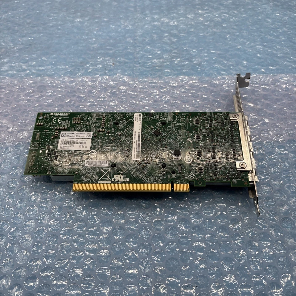 Tarjeta de interfaz de red Lenovo Broadcom BCM957454-P425SG 4x25G 4 puertos 01PE770 Foto 3 de 4