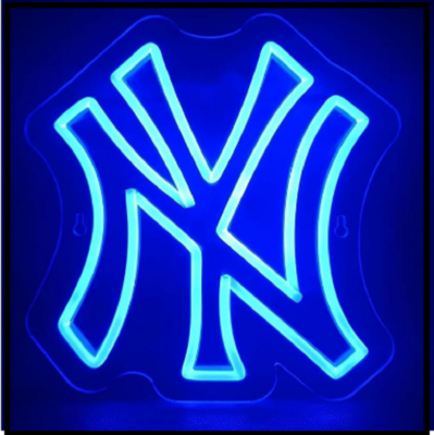 Neon Sign for New York Yankees,Dimmable Sports Team NY Neon Light