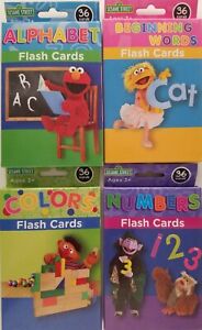 Learning Ages 3 ABC Flash Cards Sesame Street Friends