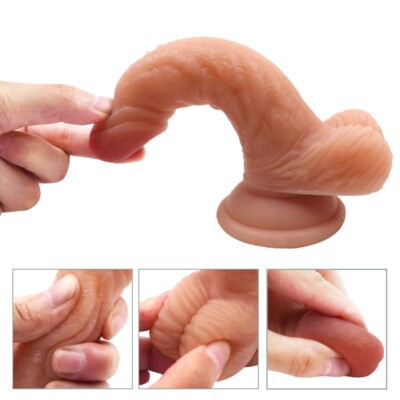 5 Inch Realistic-Small-Beginner-Penis-Anal-Dildo-Sex-Cock-Prostate-Butt  Plug-Toy