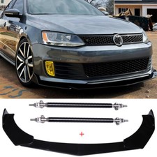 For Volkswagen Jetta Mk6 Mk7 Gli Front Bumper Lip Splitter Spoiler Strut Rods