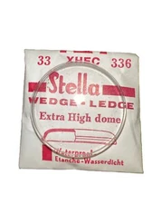 XHEC 33  336 EXTRA HIGH DOME ROUND PLASTIC WATCH CRYSTAL Stella Holland