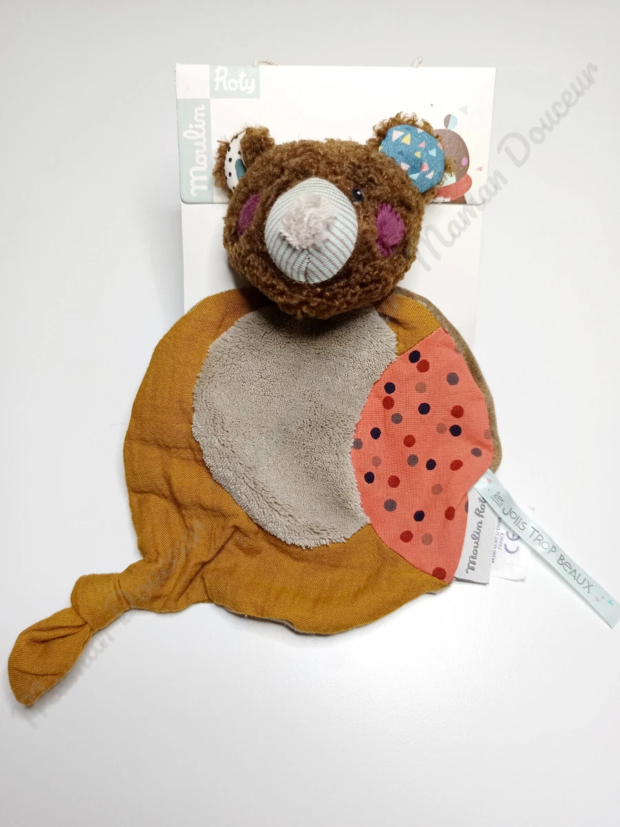 Peluche Moulin Roty Maman Ours - 38 Cm - Douce Et Câline - POU044