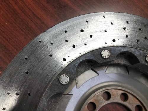 Rear Brake Rotor Carbon Ceramic OEM 926496 Ferrari 488 Challenge - Picture 4 of 21
