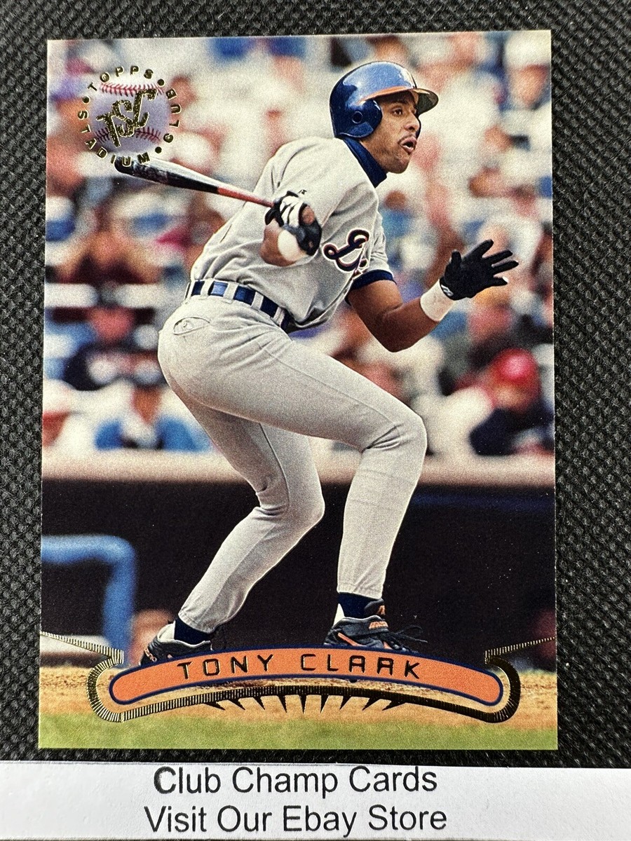 1996 #42 Tony Clark Topps Stadium Club Baseball Tigers | eBay