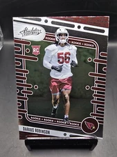 2024 Absolute #127 Darius Robinson RC Rookie - Arizona Cardinals 