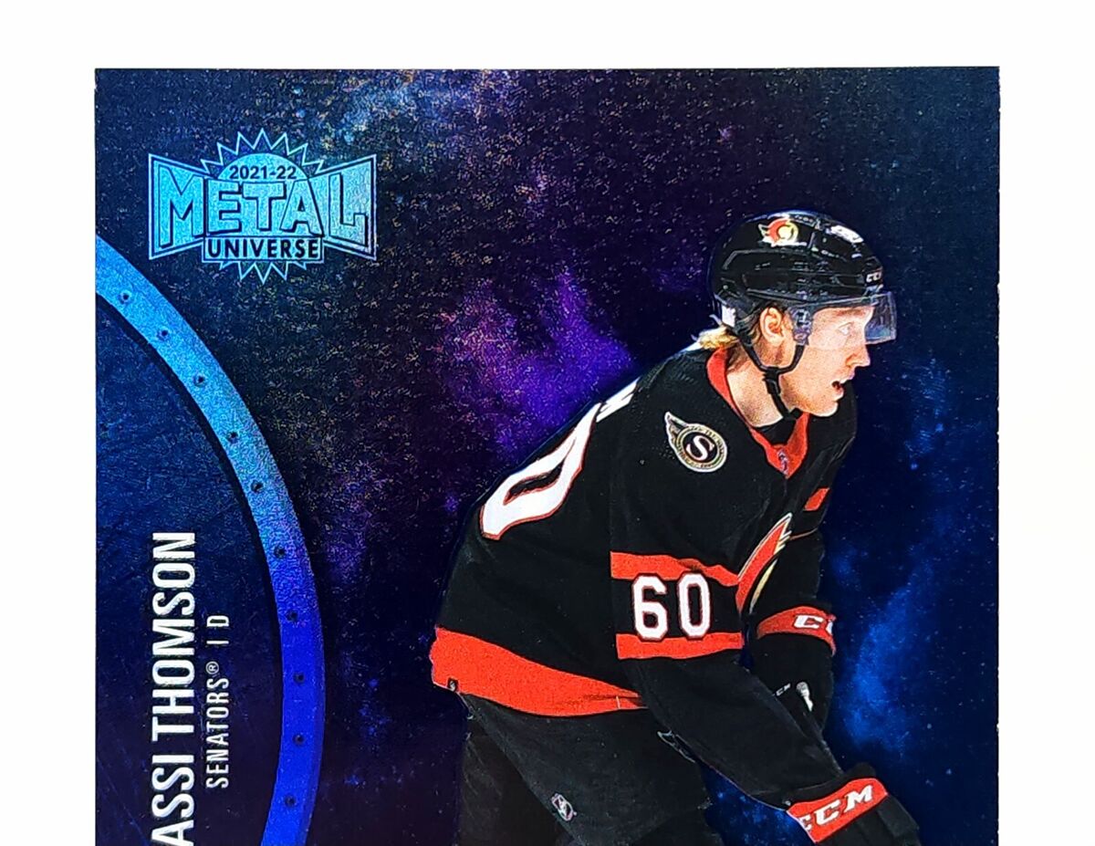2021-22 UD Lassi Thomson Rookie Blue Spectrum Senators 2021-22 UD Lassi Thomson Rookie Blue Spectrum Senators