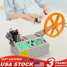 110V Belt Cutting Machine Automatic Hot And Cold Tape Sheeting 60-120 pcs/min 