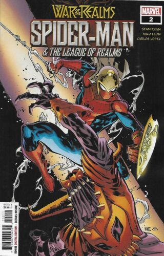 Spider-Man and the League of Realms Comic 2 Cover Ein Ken Lashley erster Druck - Bild 1 von 6