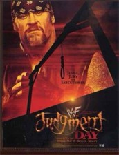 2000 EXECUTIONER Terry Gordy World Wrestling PROMO TRADE AD 2 Pg 8.5x11 c208