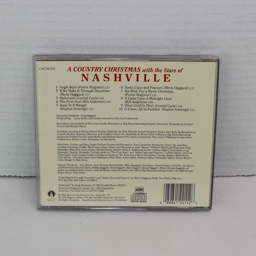 A Country Christmas with the Stars of Nashville CD 1993 Volume 3 Merle Haggard - Picture 7 of 8