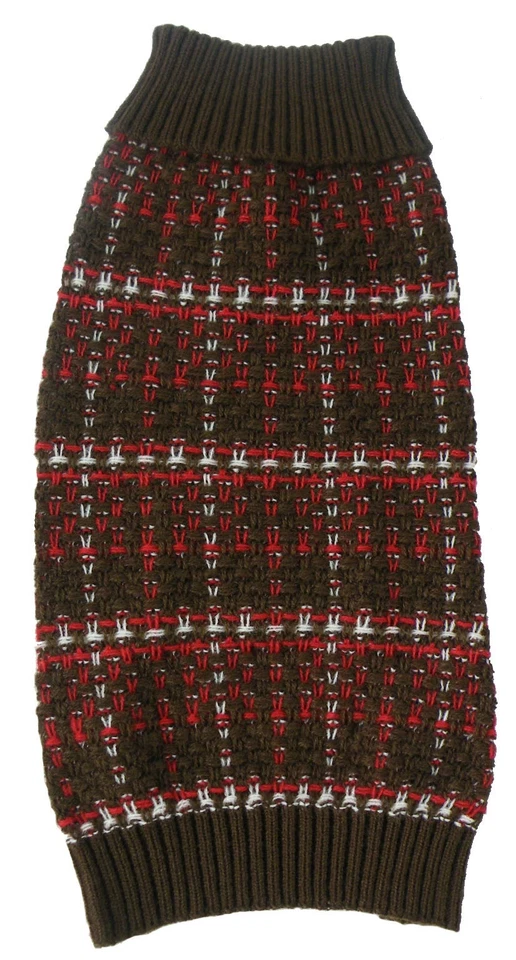 Vintage Symphony Static Fashion Cable Knitted Pet Dog Sweater Clothes - Image 2 of 4