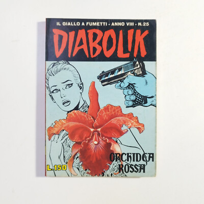 Diabolik 25 Eighth Series Year VIII (Excellent/Near Newsstand) Red Orchid 1969