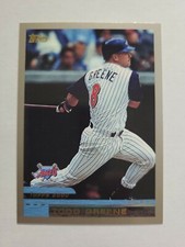 TODD GREENE 2000 TOPPS BASEBALL CARD # 9 E2400