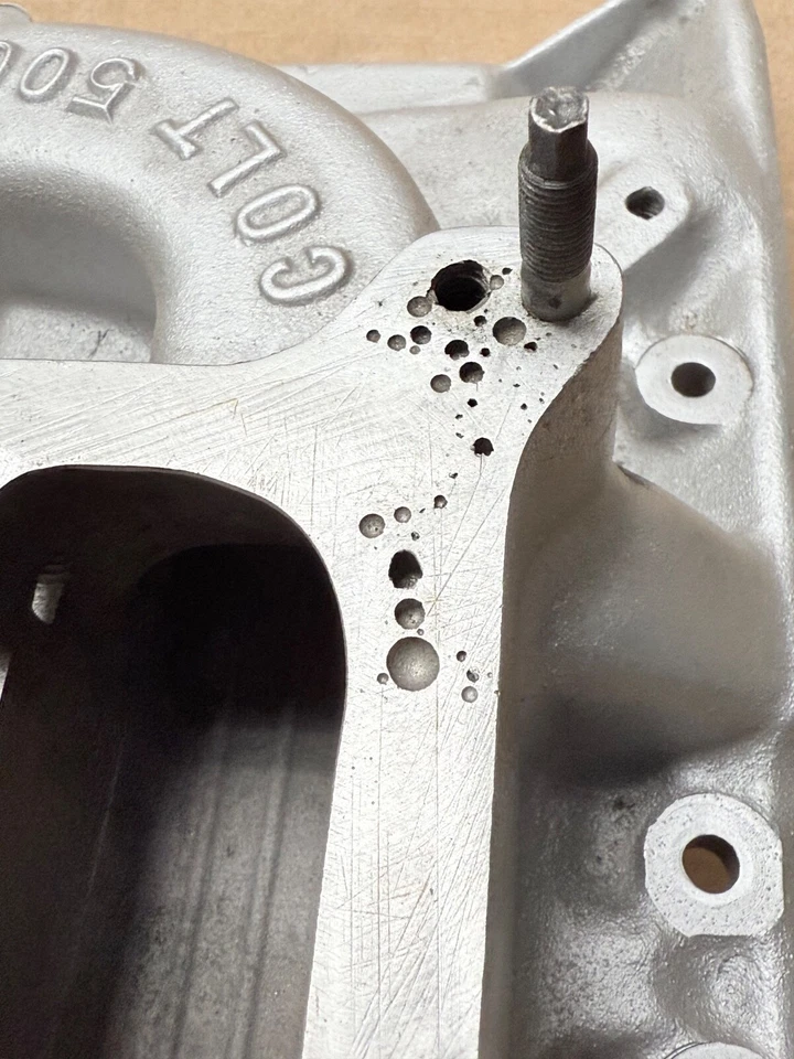 FORD Mustang 289 302 Vintage Weiand WFSQ COLT 500 Aluminum Intake Manifold - Image 4 of 4