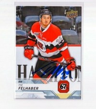 TYE FELHABER autographed SIGNED '18/19 Upper Deck CHL card COLORADO AVALANCHE