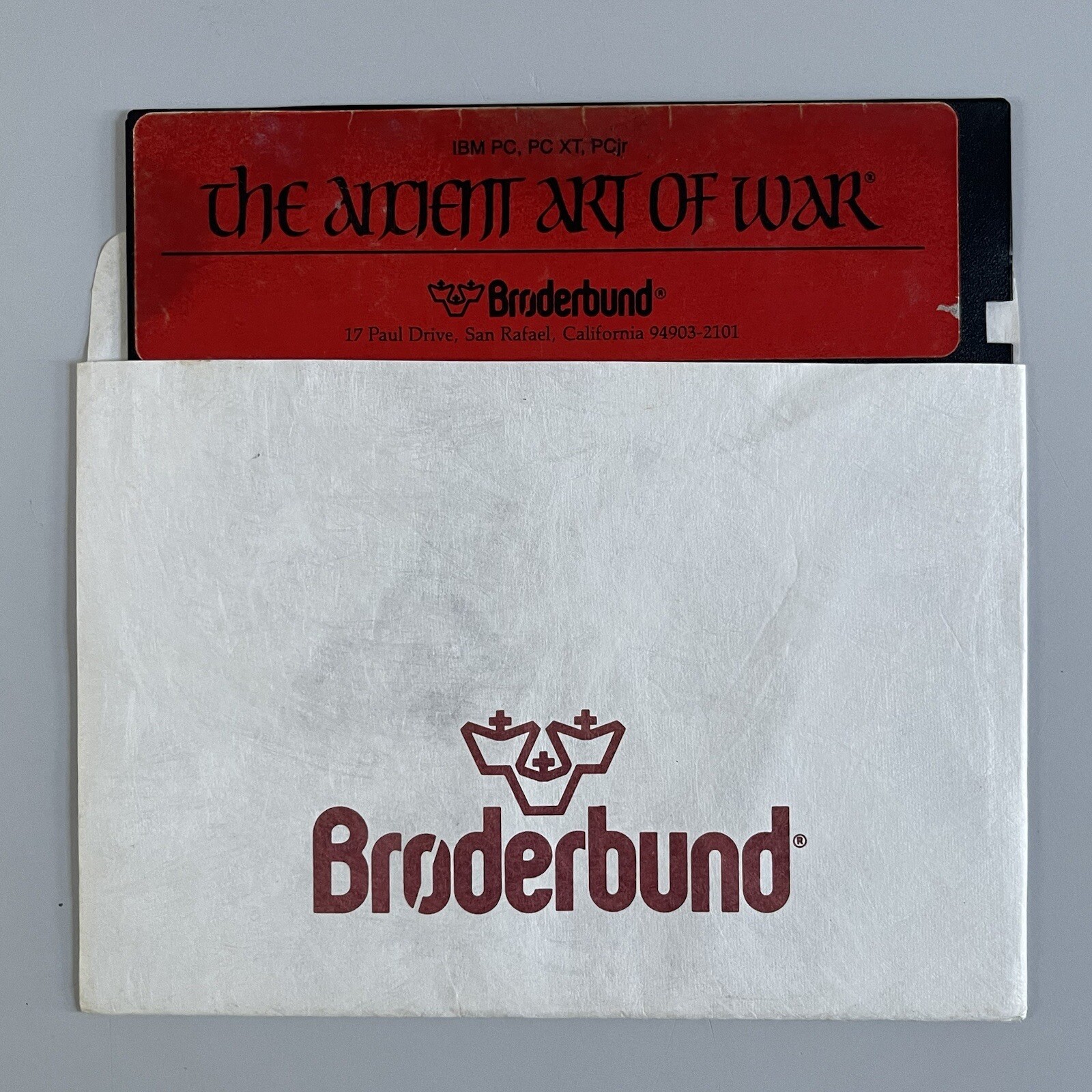 The Ancient Art of War Video Game IBM PC VTG 1984 5.25” Disk Broderbund