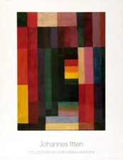 JOHANNES ITTEN Horizontal-Vertical 35.5" x 27.5" Poster 1999 Expressionism Multi
