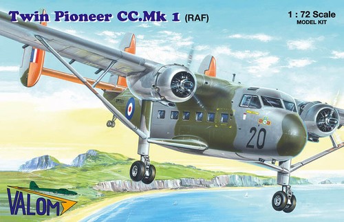 Kit Modelo Valom Modelos 1/72 Scottish Aviation Twin Pioneer CC.Mk 1 (RAF) - Imagen 1 de 5