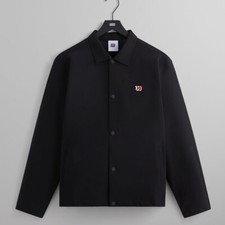Kith for Wilson Midway Coaches Jacket in Blac...