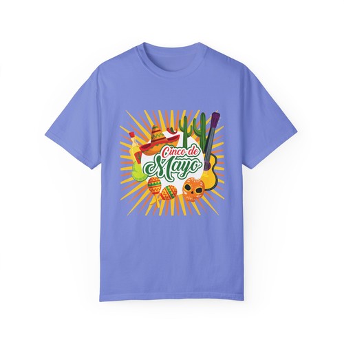 Cinco de Mayo Unisex T-Shirt | Colorful Mexican Fiesta Tee - Picture 118 of 213