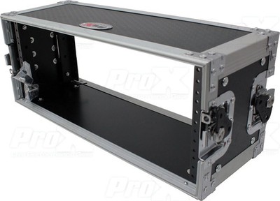 4U Deluxe Effects Rack 7'' Deep Rail to Rail W/Handle