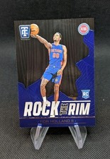 2024-25 Totally Certified Rock the Rim Mirror Blue /265 Ron Holland II Rookie RC