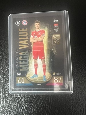Topps 2022-23 UCL Europa Update #MV9 Thomas Müller Bayern München Card