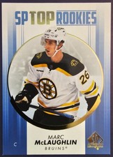 2022-23 UD SP Authentic #TR-46 Top Rookies Marc McLaughlin Blue Insert