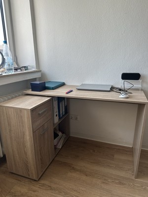 EPLUS LIVING Büro-Schreibtisch 118 x 60 x 76 cm, Computertisch,
