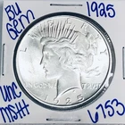 1925 BU UNCIRCULATED SILVER PEACE DOLLAR AUTHENTIC U.S. MINT FREE SHIPPING 6753