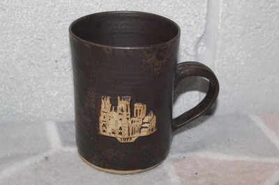 York Minster Becher Vintage Keramik