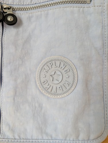 Ladies Kipling Crossbody Blue Madhouse Expandable Messenger Bag - Picture 2 of 20