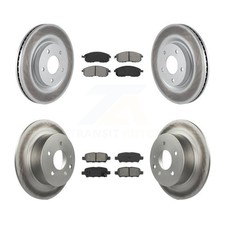 Transit Auto KGS-101067 Brake Disc and Pad Kit Front & Rear for Nissan Sentra
