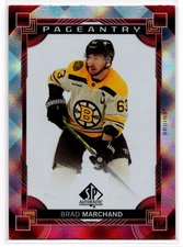 2024-25 Upper Deck SP Autenthic Pageantry Red Brad Marchand Boston Bruins #P-13