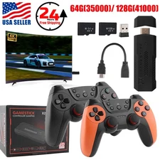 Video Game Console Retro 41000+Games TV Stick 128G 4K HDMI 2 Wireless Controller