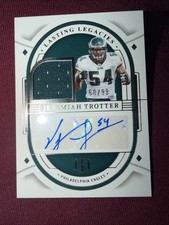 2023 PANINI NATIONAL TREASURES LASTING LEGACIES SIGNATURES JEREMIAH TROTTER /99