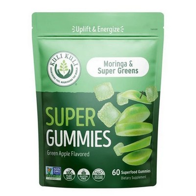 Moringa & Super Greens Gummies 60 Count  by Kuli Kuli